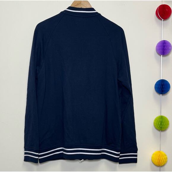 Five Four Nick Wooster Collab Navy Blue Zip Up Sweatshirt Size Medium - Picture 2 of 7